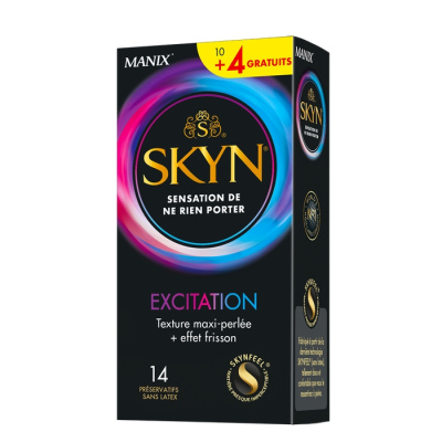 SKYN Excitation 興奮凸點激情 PI安全套10+4片裝 