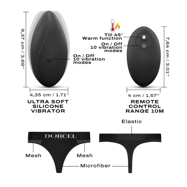 Dorcel Discreet Vibe 和 Panty Lover  內褲連遙控震動器 S size