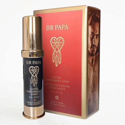 DR PAPA Exxtra performance spray 男用延時噴劑黃金版8ml  (一瓶裝)