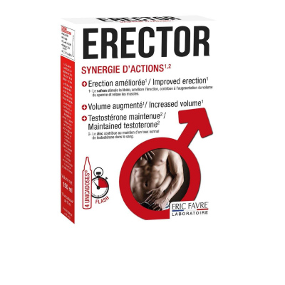 4 Unicadoses Erector 男士特效性慾增強劑