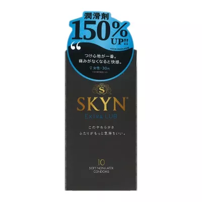 SKYN Premium 極膚水潤 (日本版) 加量潤滑劑 10片裝 IR 安全套