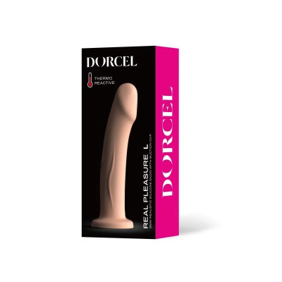 Dorcel 記憶功能熱反應矽膠仿真陽具 L尺寸